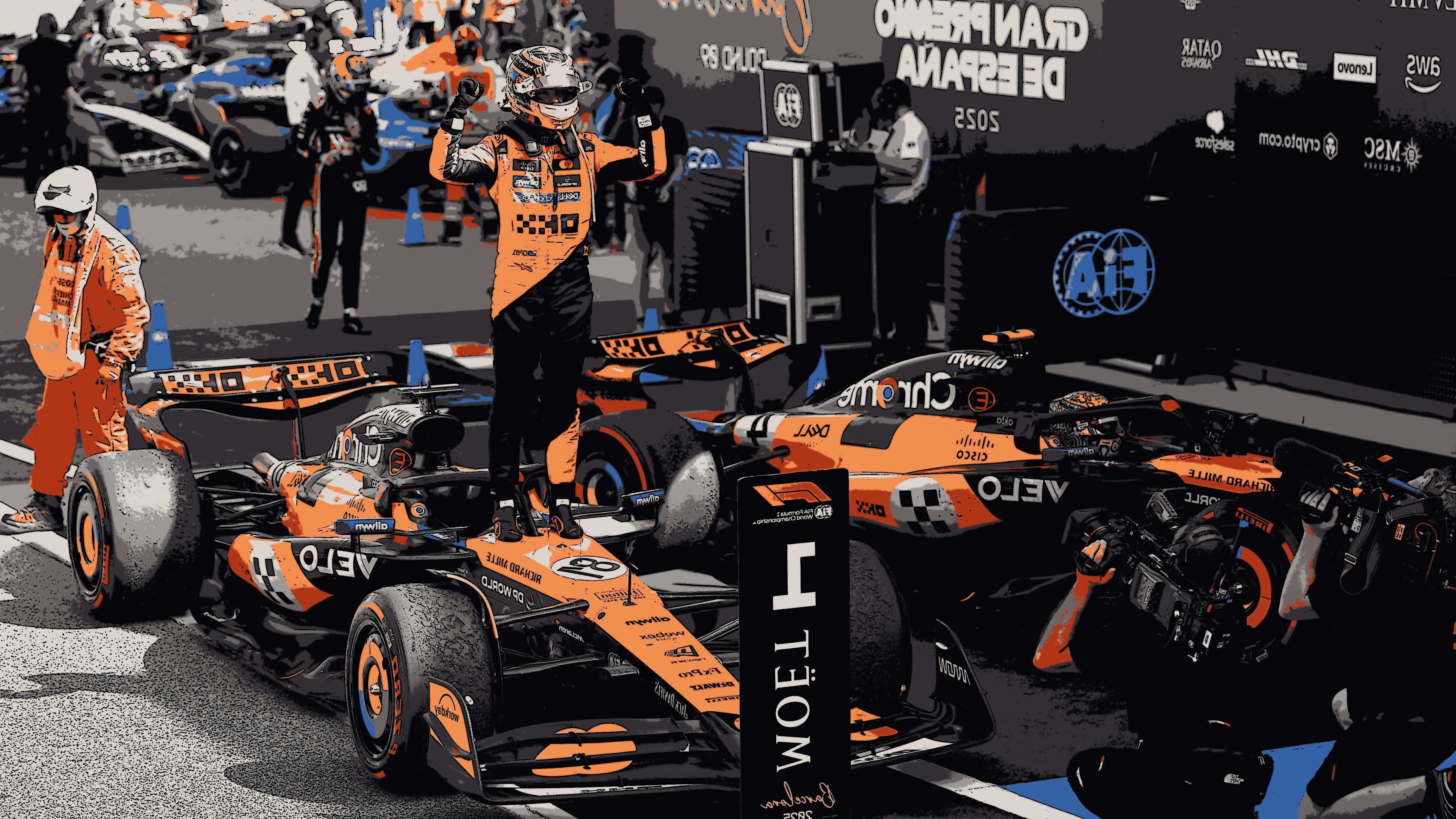 Oscar Piastri vence o Grand Prix espanhol...