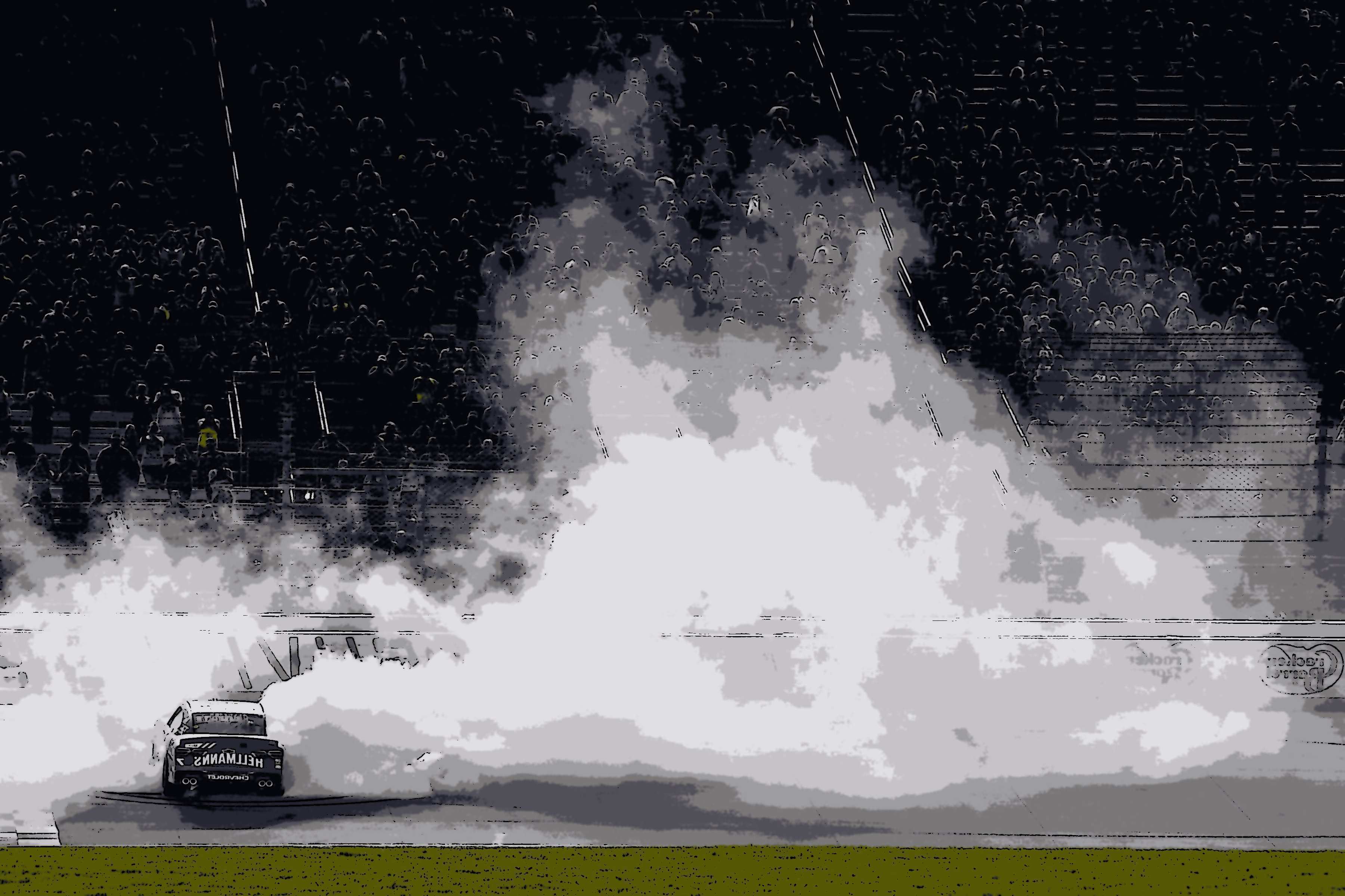 NASCAR O Cracker Barrel 400 da corrida...