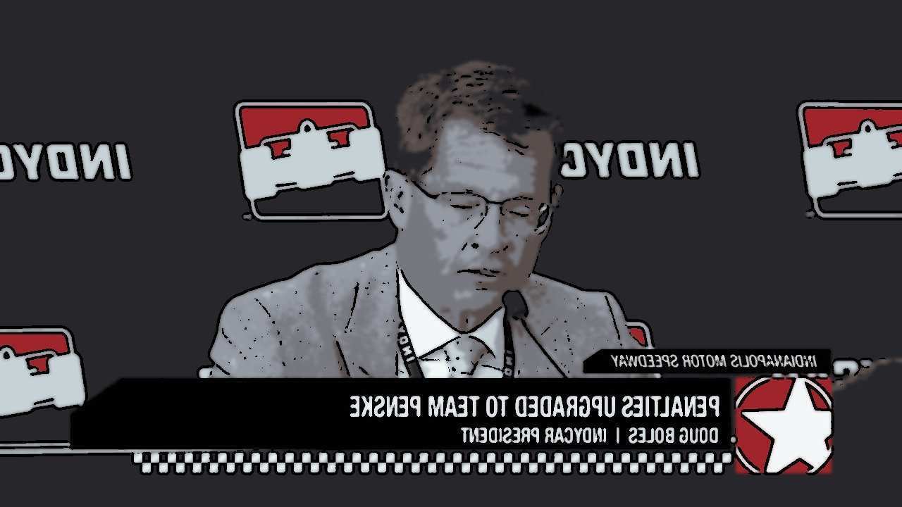 Sanções atualizadas para Team Penske sobre modificações...