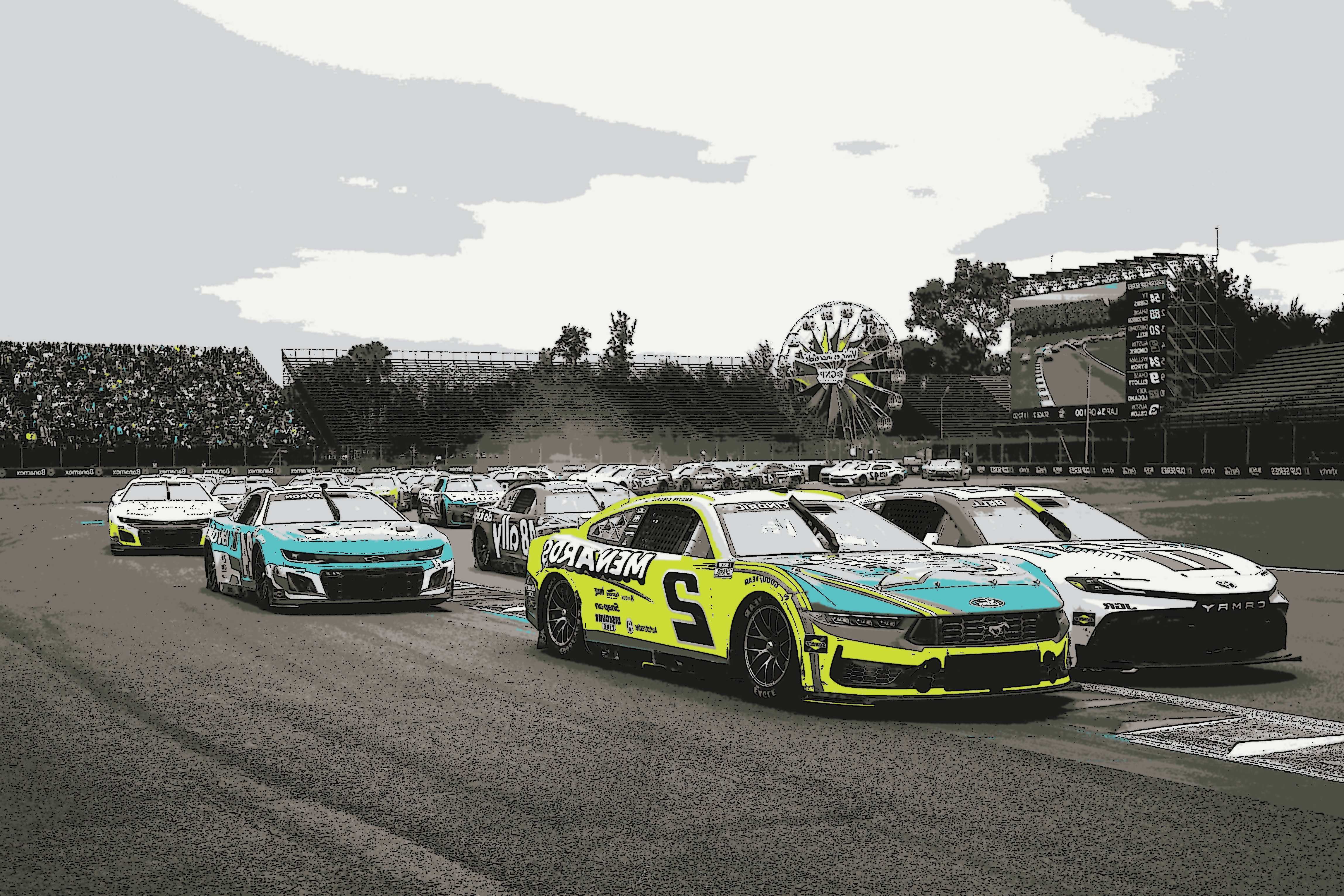 Atualização do torneio NASCAR na temporada: Onde...