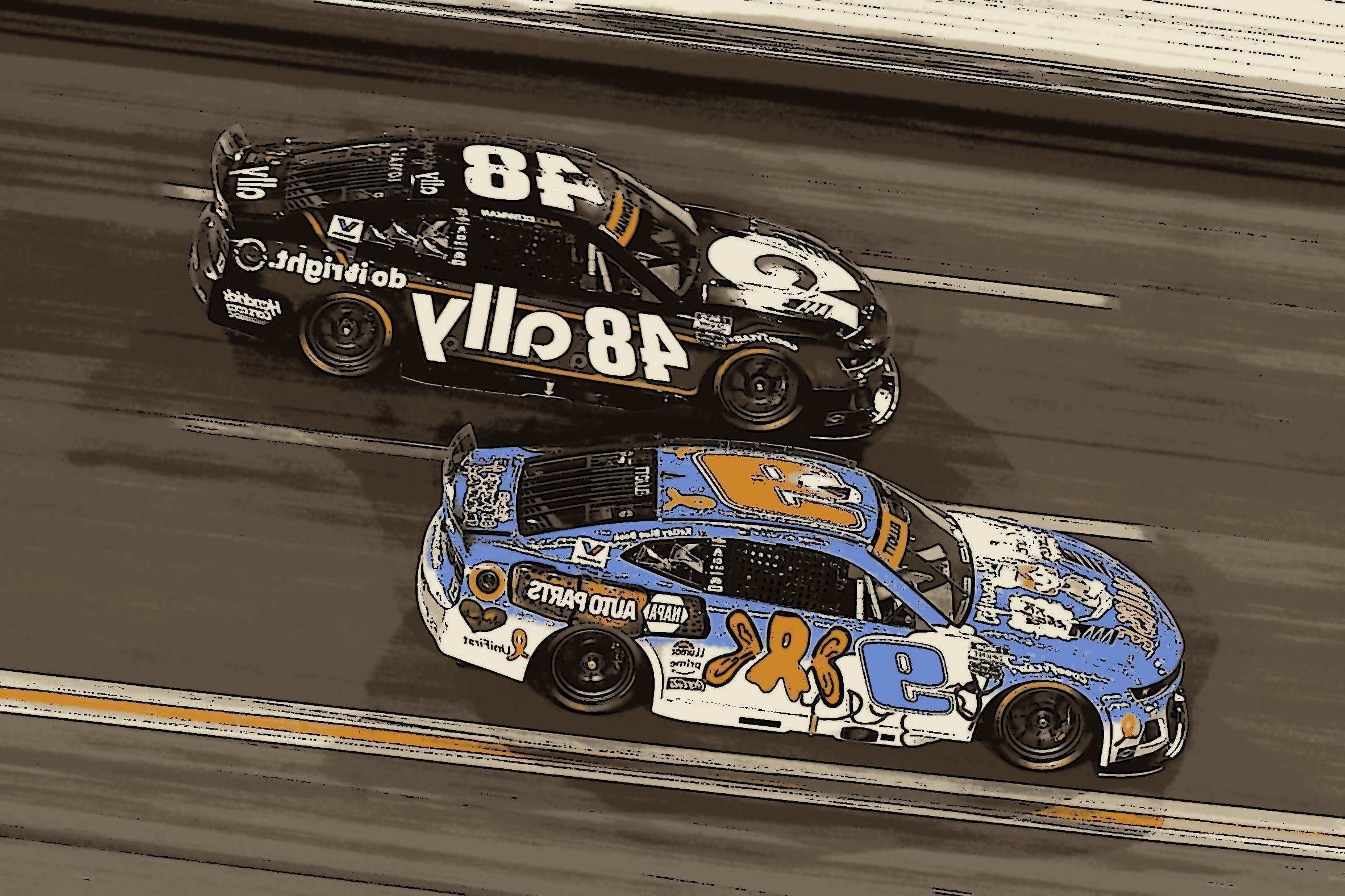 Resultados do torneio NASCAR na temporada: Primeira...
