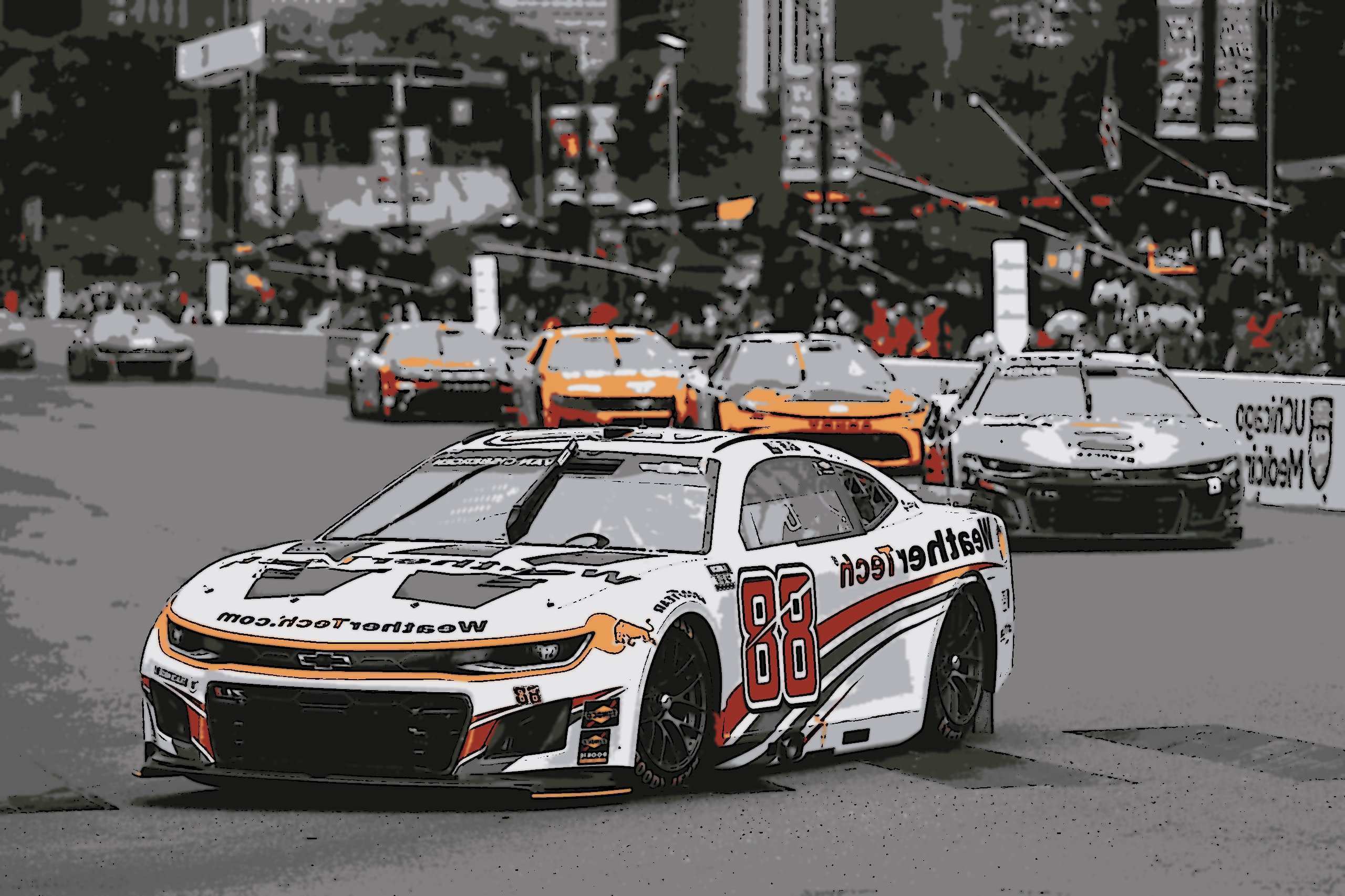 NASCAR lista de entrada Sonoma: Cup Series...