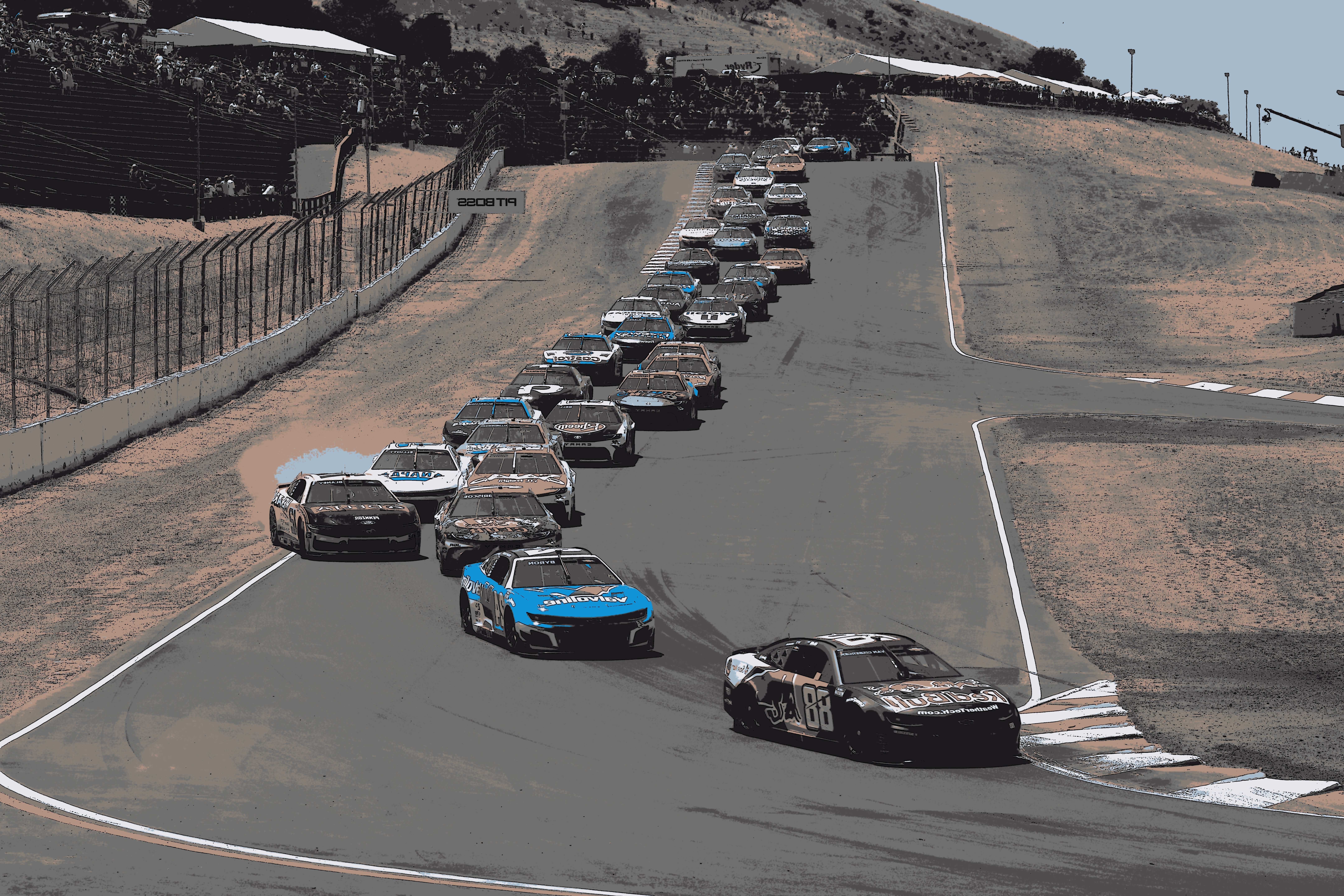 Resultados da NASCAR: Finalização completa da corrida...