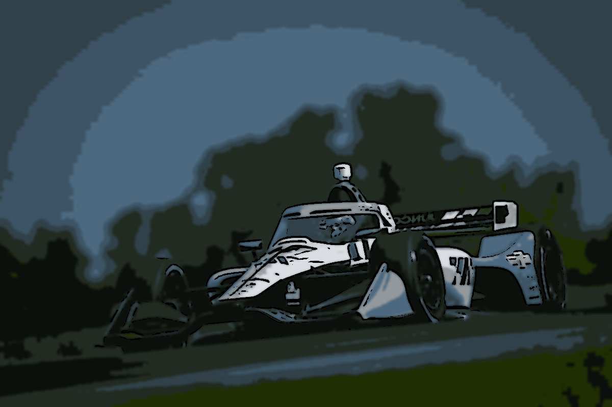 Juncos Racing caminhão pega fogo no caminho...