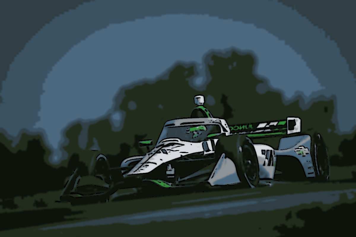 Juncos Racing caminhão pega fogo no caminho...