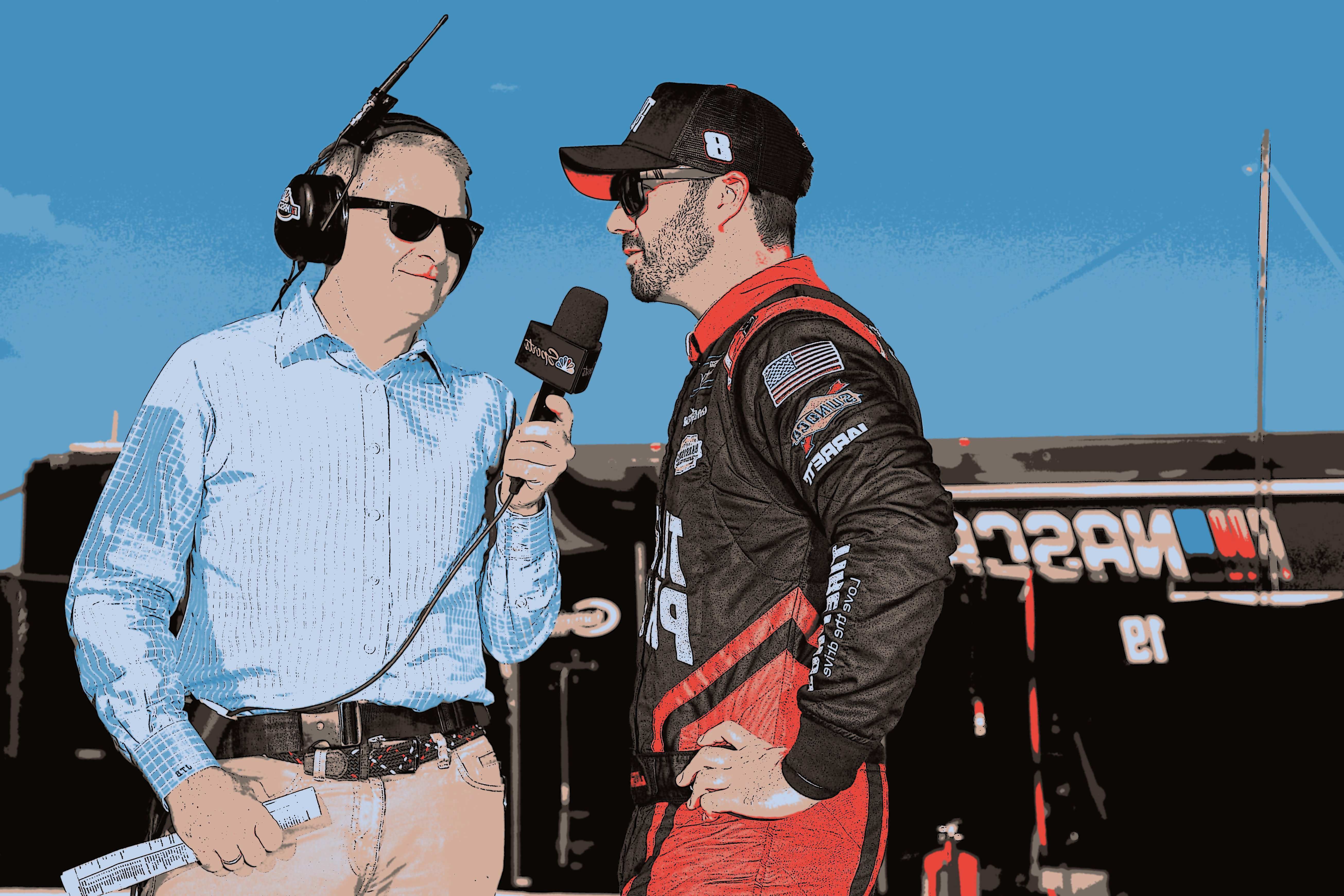 Jeff Burton, analista da NBC Sports, espera...