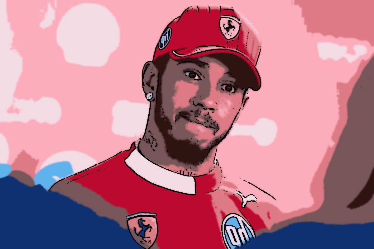 Lewis Hamilton chocado com a sua prestação...