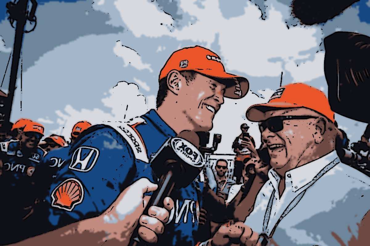 Como Scott Dixon realizou mais uma aula...