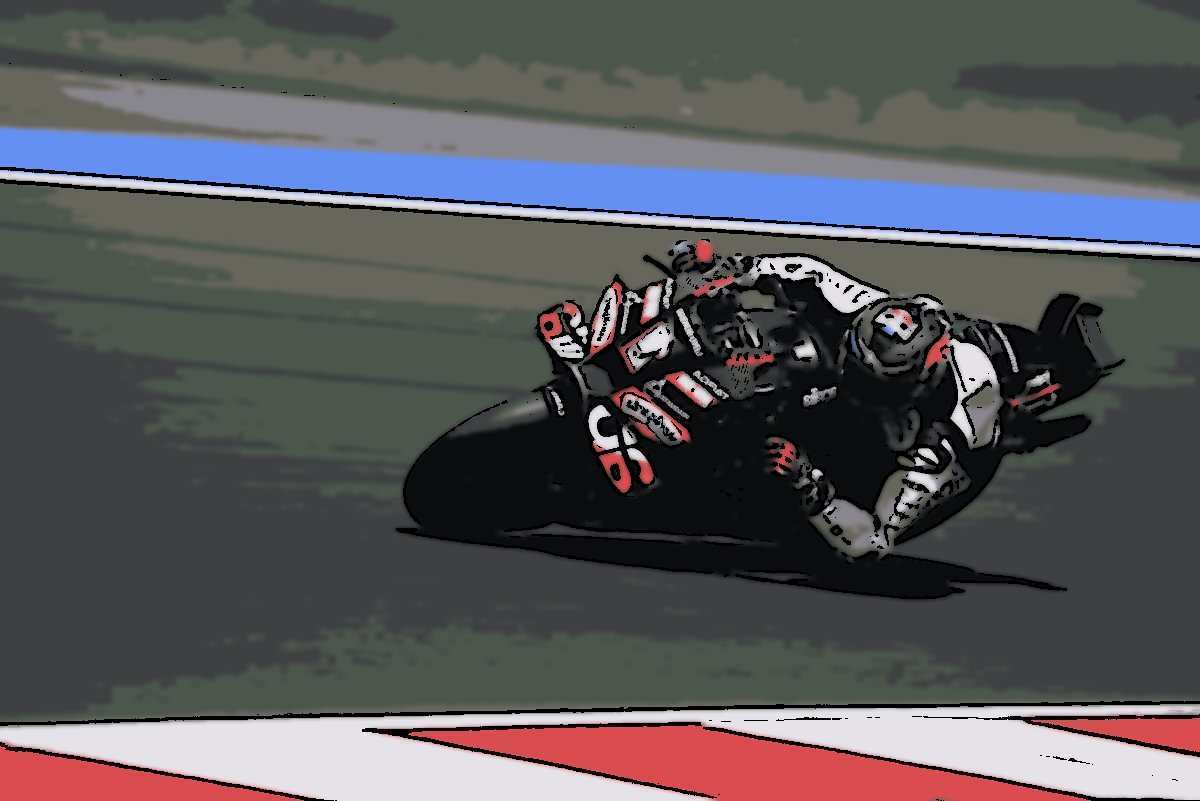 Jorge Martin completa o teste da Aprilia...