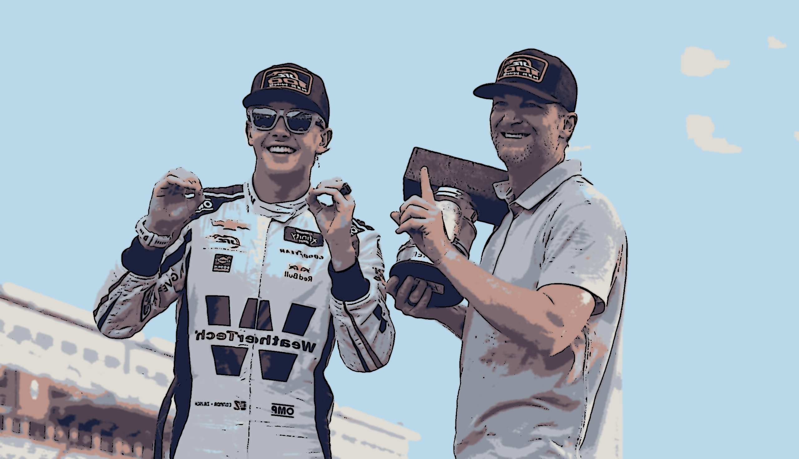 Denny Hamlin: Dale Earnhardt Jr. e JR...