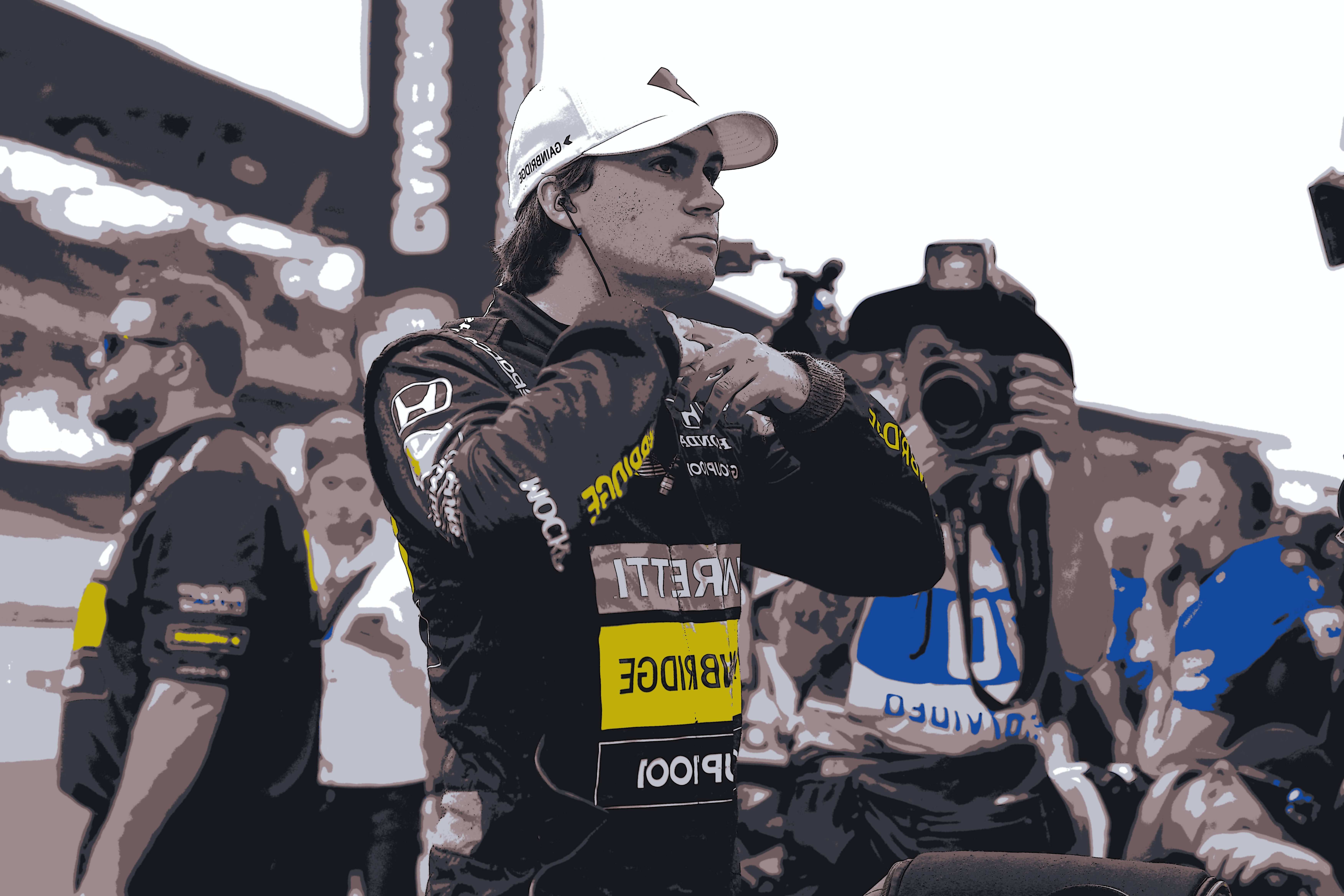 Colton Herta esquiva-se a perguntas sobre rumores...