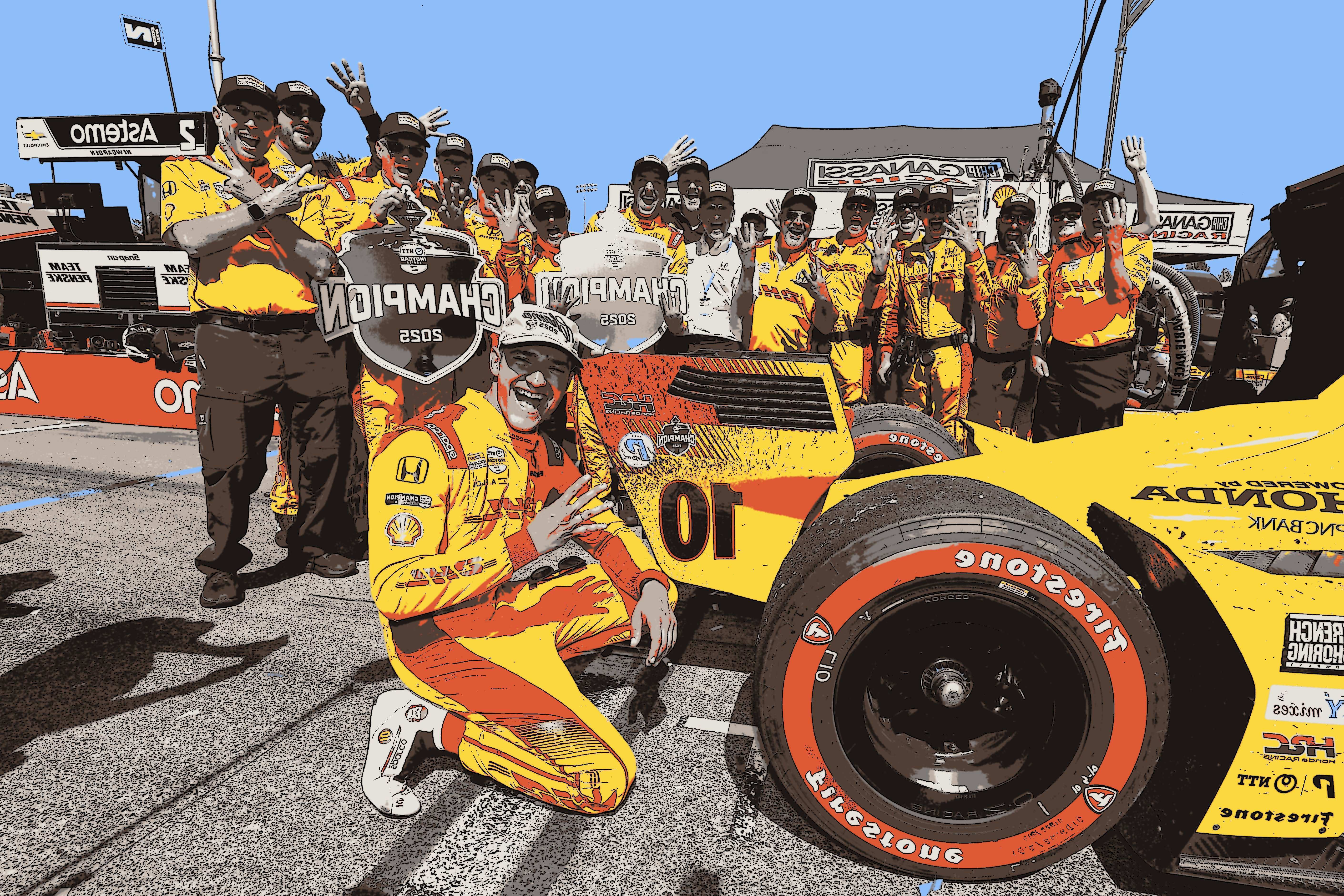 IndyCar Series 2025 campeonato de pilotos, Rookie...