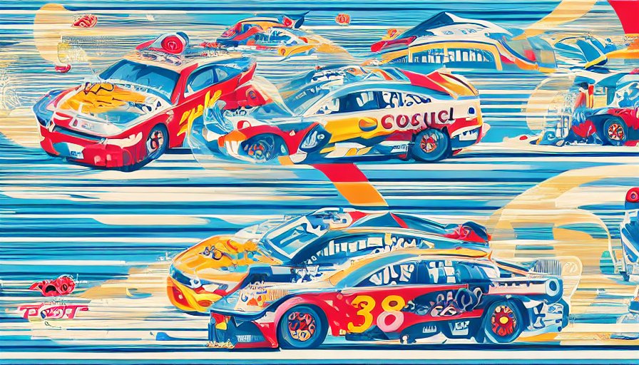 As voltas finais caóticas levam ao final...